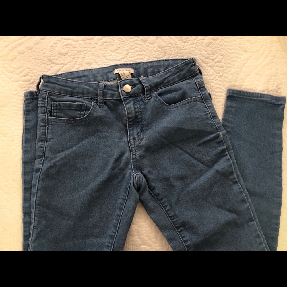 Medium Wash Skinny Jeans